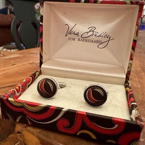 Cuff Links from Vera Bradley for Baekgaard